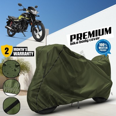 xodi Waterproof Two Wheeler Cover for Honda(SP125, Green, Black)