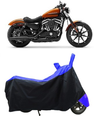 Coxtor Waterproof Two Wheeler Cover for Harley Davidson(Iron 883, Blue)