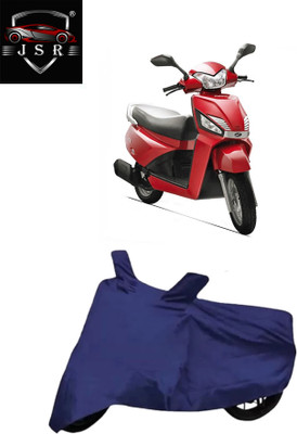J S R Waterproof Two Wheeler Cover for Mahindra(Gusto, Blue)