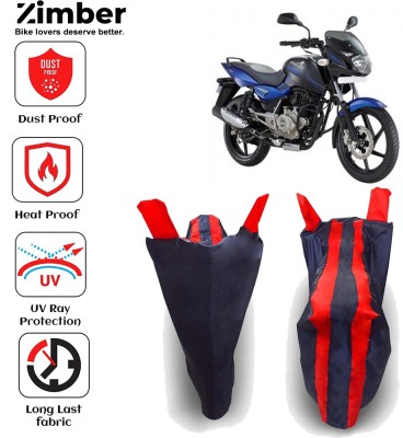 ZIMBER Two Wheeler Cover for Bajaj(Pulsar 150, Red, Blue)