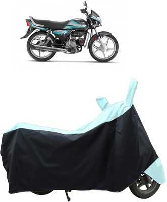 Coxtor Waterproof Two Wheeler Cover for Hero(HF Deluxe i3s, White)