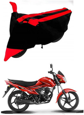 DeepShakshi AUTOMOTIVE Two Wheeler Cover for Suzuki(Hayate EP, Red, Black)