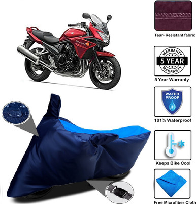 MISSION COLLECTION Waterproof Two Wheeler Cover for Suzuki(Bandit, Blue)