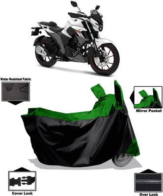 Amexride Two Wheeler Cover for Yamaha(FZS 25, Green)