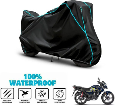ANTHUB Waterproof Two Wheeler Cover for Honda(SP 125, Black)