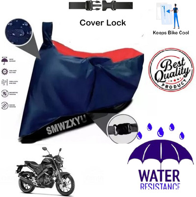 smwzxyu Waterproof Two Wheeler Cover for Yamaha(MT 15 New, Blue, Red)