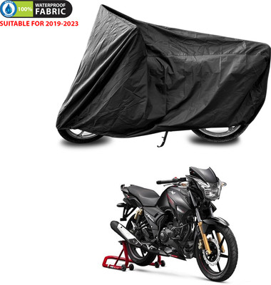 PAGORA Waterproof Two Wheeler Cover for TVS(Apache 150, Black)