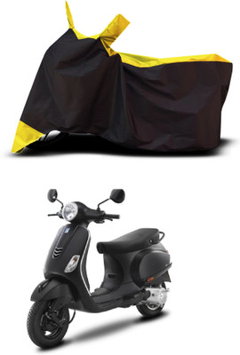 VESMEI Two Wheeler Cover for Vespa(Notte 125, Yellow)