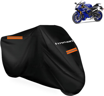 Horseyaart Waterproof Two Wheeler Cover for Yamaha(YZF-R1, Black)