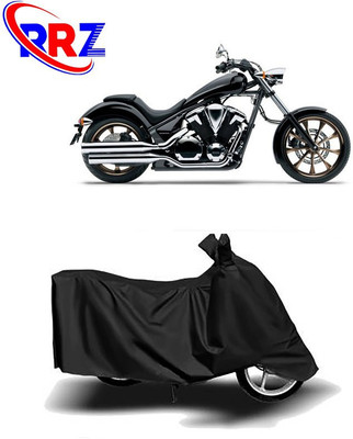 RRZ Waterproof Two Wheeler Cover for Honda(VT 1300CX, Black)
