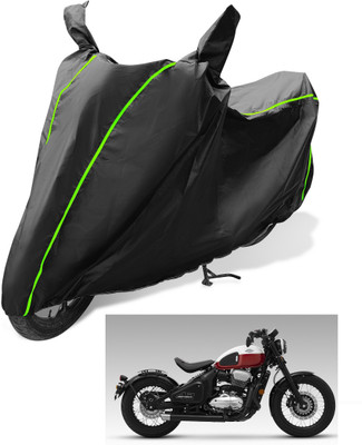 MOCKHE Waterproof Two Wheeler Cover for JAWA(42, Black)