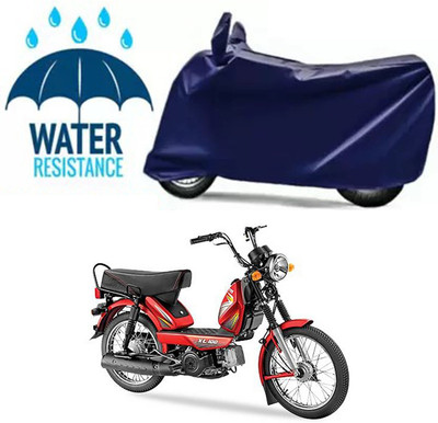 Mdstar Waterproof Two Wheeler Cover for TVS(Heavy Duty, Blue)