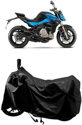 AutoKick Two Wheeler Cover for CFMoto(650 NK, Black)