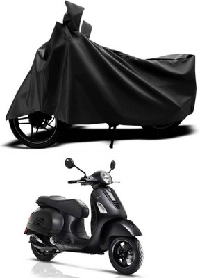 KEDIT Two Wheeler Cover for Vespa(Vespa LX, Black)
