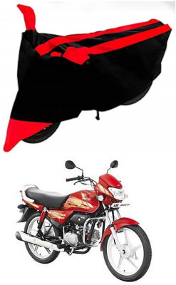 AutoGalaxy Waterproof Two Wheeler Cover for Hero(HF Deluxe, Red, Black)