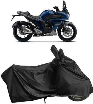 MMSSTAR Waterproof Two Wheeler Cover for Yamaha(Fazer, Black)