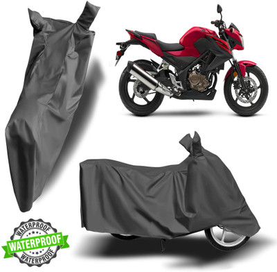 NG Auto Front Waterproof Two Wheeler Cover for Honda(CBF, Grey)