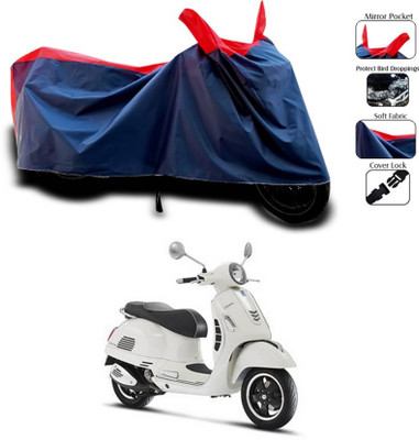 KEDIT Two Wheeler Cover for Vespa(VXL 125 BS6, Red)