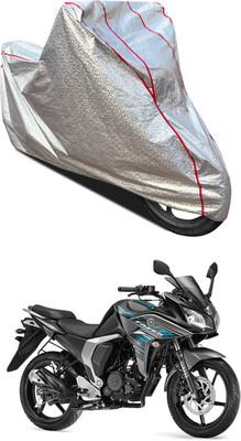 AutoGalaxy Waterproof Two Wheeler Cover for Yamaha(Fazer-FI BS6, Silver)