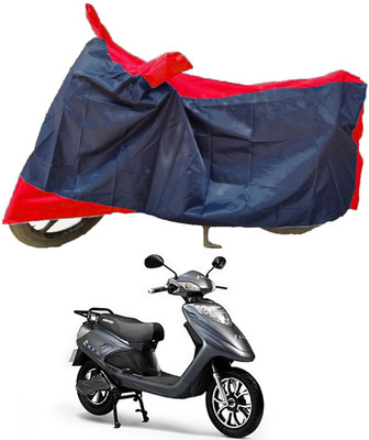 Mdstar Waterproof Two Wheeler Cover for Ampere(V 48, Red, Blue)