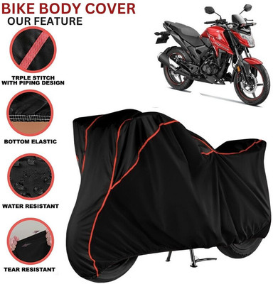 kerwa Waterproof Two Wheeler Cover for Honda(Xblade, Black, Red)