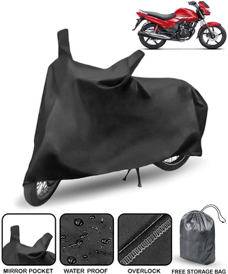 AutoRetail Waterproof Two Wheeler Cover for Hero(Achiever, Black)