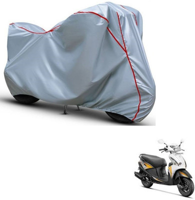 Love Me Two Wheeler Cover for Hero(Pleasure, Silver, Red)