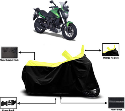 Amexride Two Wheeler Cover for Bajaj(Dominar, Yellow)