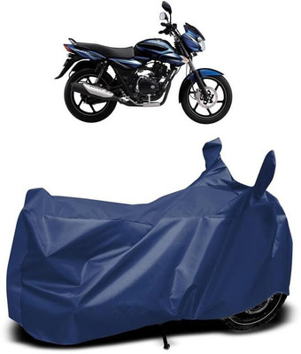 AASHTIK MART Two Wheeler Cover for Bajaj(Discover 135, Blue)