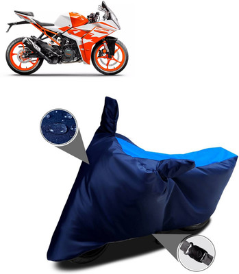 AutoGalaxy Waterproof Two Wheeler Cover for KTM(RC 125 BS6, Blue)