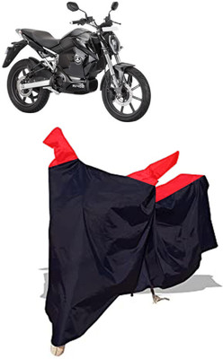 Amexride Two Wheeler Cover for Revolt(Motors RV 400, Black)