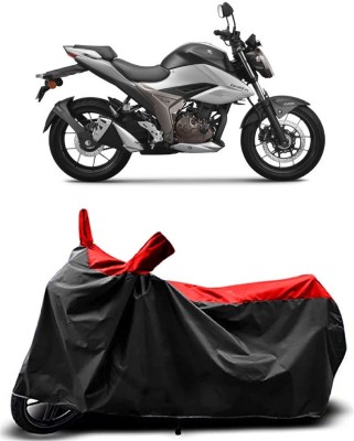 Fastak Two Wheeler Cover for Suzuki(Bandit, Red)