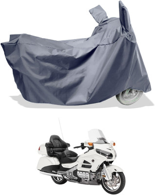 Amexride Two Wheeler Cover for Honda(Gold Wing GL1800, Grey)