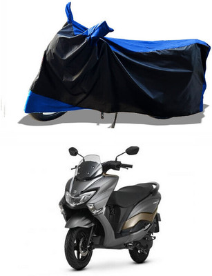 DeepShakshi AUTOMOTIVE Waterproof Two Wheeler Cover for Suzuki(Burgman Street, Blue)