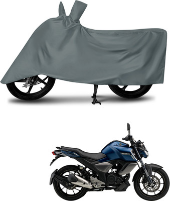 MMSSTAR Waterproof Two Wheeler Cover for Yamaha(FZ S V3.0 FI, Grey)