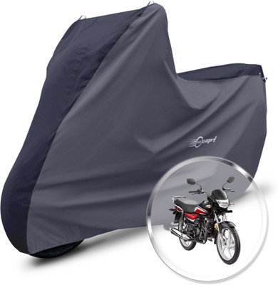 Neodrift Two Wheeler Cover for Honda(CD 110 Dream, Black, Grey)