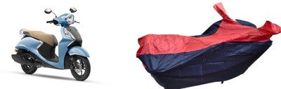 malti Two Wheeler Cover for Yamaha(Fascino, Red, Blue)