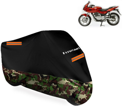 Horseyaart Waterproof Two Wheeler Cover for Bajaj(Pulsar 200 NS DTS-i, Multicolor)
