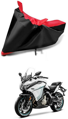 DeepShakshi AUTOMOTIVE Two Wheeler Cover for CFMoto(400GT, Red, Black)