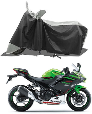 GROFATIK Two Wheeler Cover for Kawasaki(Ninja 250, Grey)