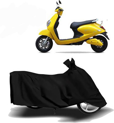Mdstar Waterproof Two Wheeler Cover for Techo Electra(Emerge, Black)