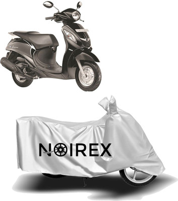 NOIREX Two Wheeler Cover for Yamaha(Fascino, Silver)