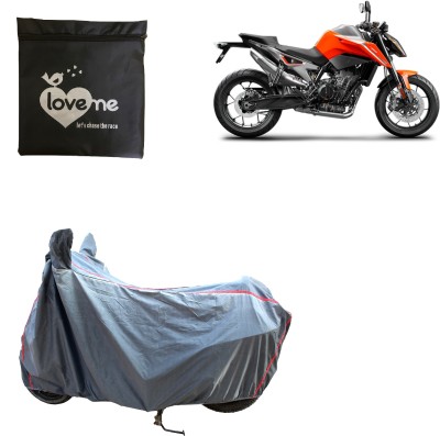 Love Me Waterproof Two Wheeler Cover for KTM(790 Duke, Silver)