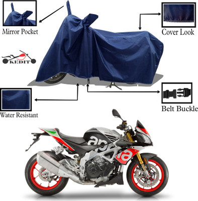 KEDIT Two Wheeler Cover for Aprilia(Tuono 150, Blue)