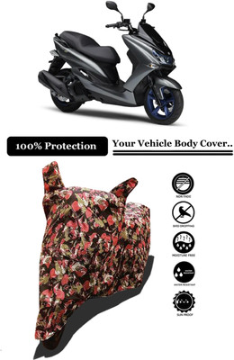 Amexride Two Wheeler Cover for Yamaha(Majesty S 155 maxi BS6, Multicolor)