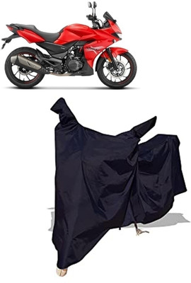Amexride Two Wheeler Cover for Hero(Xtreme 200S, Black)