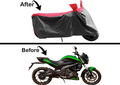 Archistylo Waterproof Two Wheeler Cover for Bajaj(Dominar 400 BS6, Red)