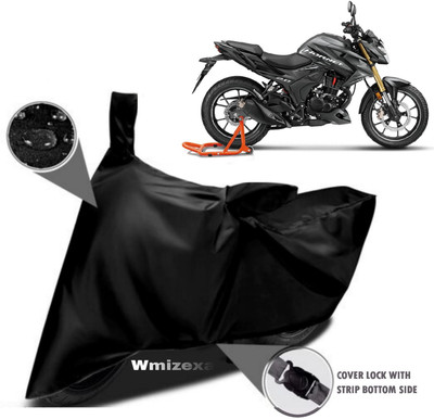 WMIZEXA Waterproof Two Wheeler Cover for Honda(Hornet 2.0, Black)
