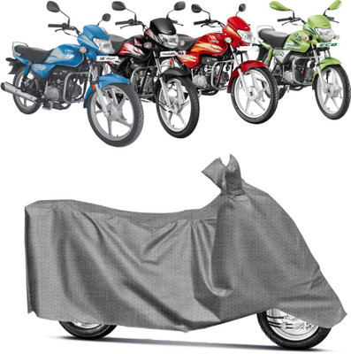 NG Auto Front Two Wheeler Cover for Hero(HF Deluxe, Grey)