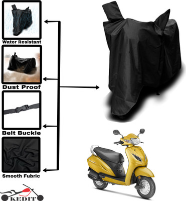 AASHTIK MART Two Wheeler Cover for Honda(Activa 5G, Black)